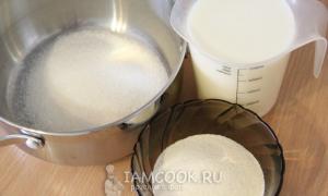 Пошаговый рецепт приготовления крема из манки для торта